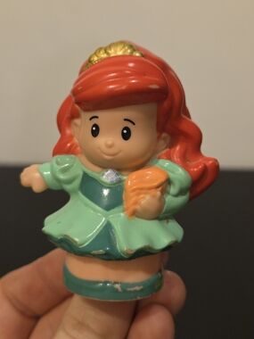 Little People Princess Talker Ariel Green Dress Holding Shell